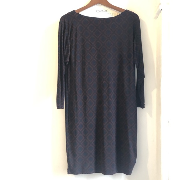 Ralph Lauren size 2P Navy/Maroon geometric shift - Picture 1 of 3